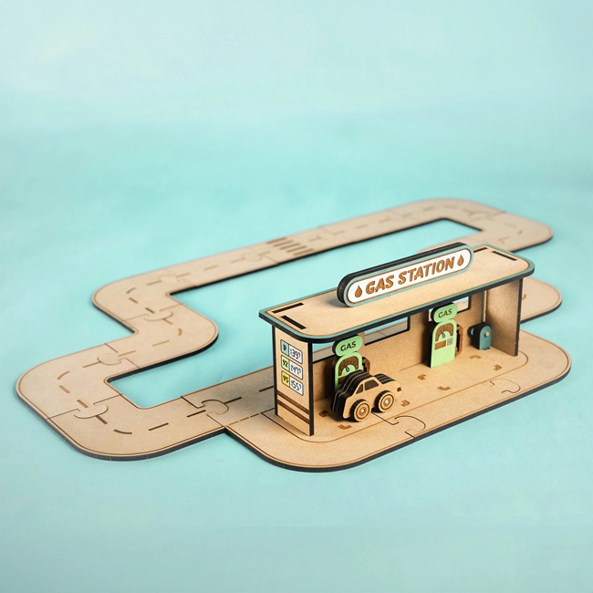 Crateit Town - Byens Tankstation