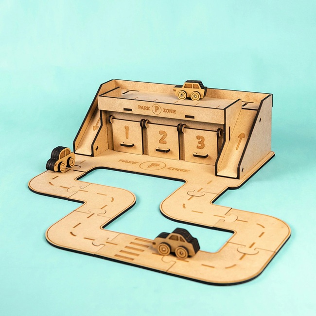 Crateit Town - Stadens parkeringsplats