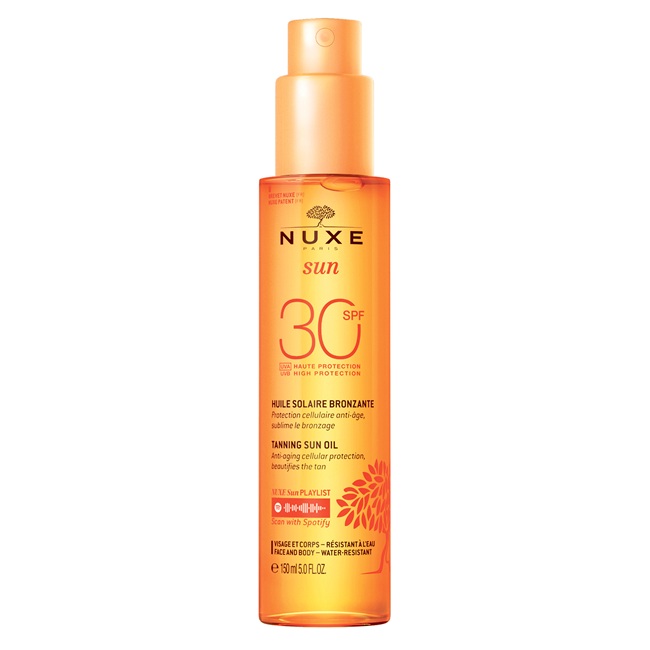 Nuxe Sun - Tanning oil face & body SPF 30
