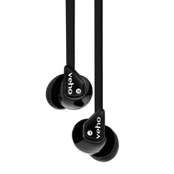 Veho Z-1 Stereo Noise Isolating Headphones - Black