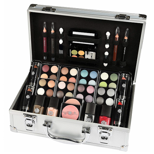 Vanity Case Beauty Cosmetic Set Gift Travel Make Up Box Train Storage 51