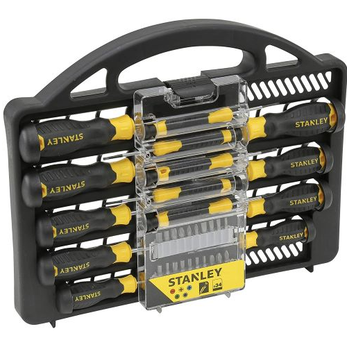 STANLEY Screwdriver Set 34 pcs