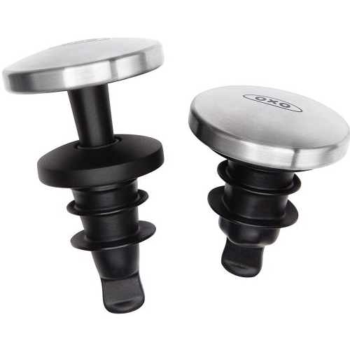 OXO Steel Spillproof Wine Stopper Set - 2 Pieces