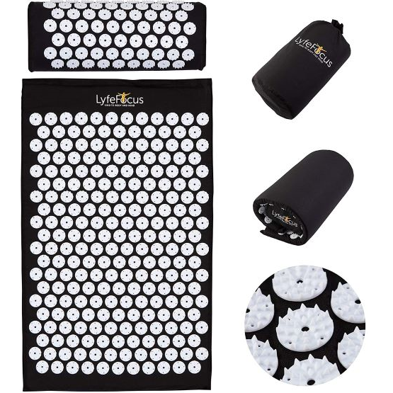 LyfeFocus Acupressure Mat and Pillow Set