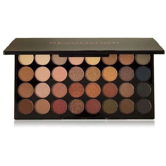 Makeup Revolution Shimmers and Matte Nudes Ultra 32 Eyeshadows Flawless Palette