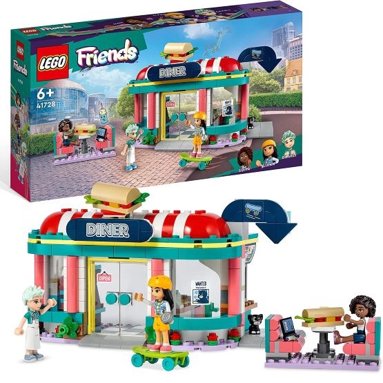 LEGO 41728 Friends Heartlake Downtown Diner Restaurant Playset