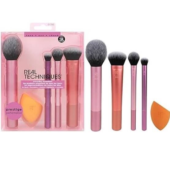 Real Techniques Everyday Essentials + Makeup Sponge Kit
