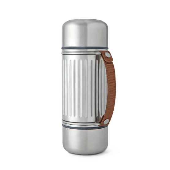Black + Brum Explorer Flask Duo 1L - Grey