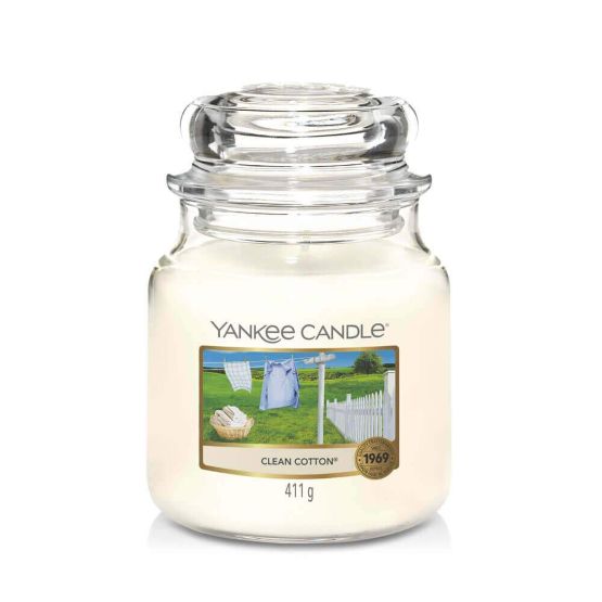 Yankee Candle Clean Cotton Medium Jar
