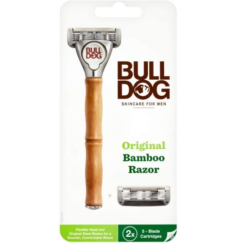 Bulldog Skincare Original Bamboo Razor + Extra Blade