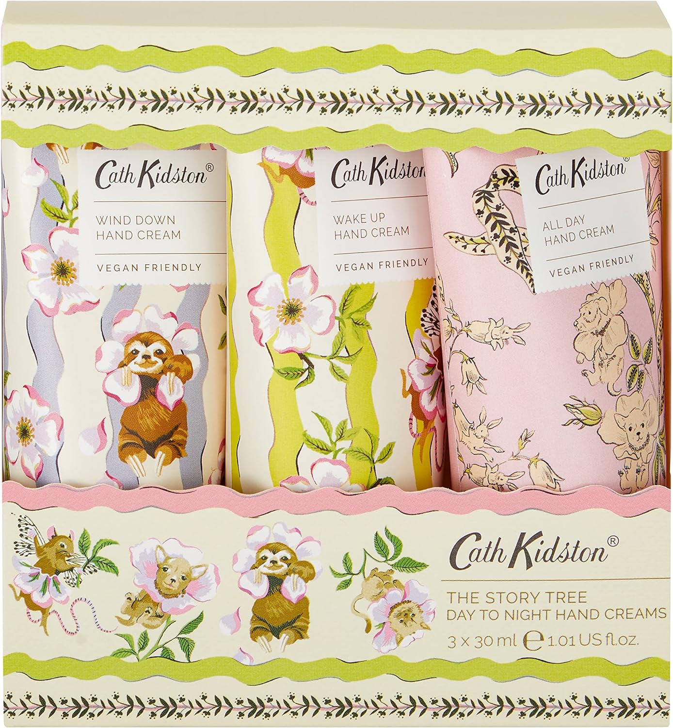 Cath Kidston Beauty Artist Kingdom Hand Cream Trio Gift Set